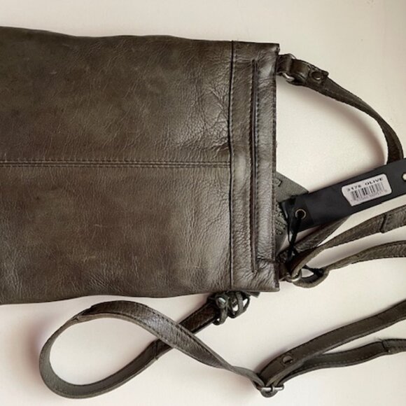 Latico Kaye Small Studded Olive Green Crossbody NEW - Picture 4 of 6